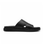 Sandale Cuir Grainé Slide