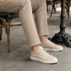Sneaker Cuir Sans Lacets