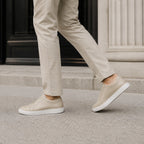 Sneaker Cuir Sans Lacets
