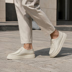 Derby Cuir Grainé Plateforme