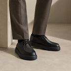 Derby Cuir Grainé Plateforme