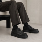 Derby Cuir Grainé Plateforme