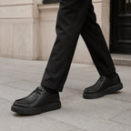 Derby Cuir Grainé Plateforme