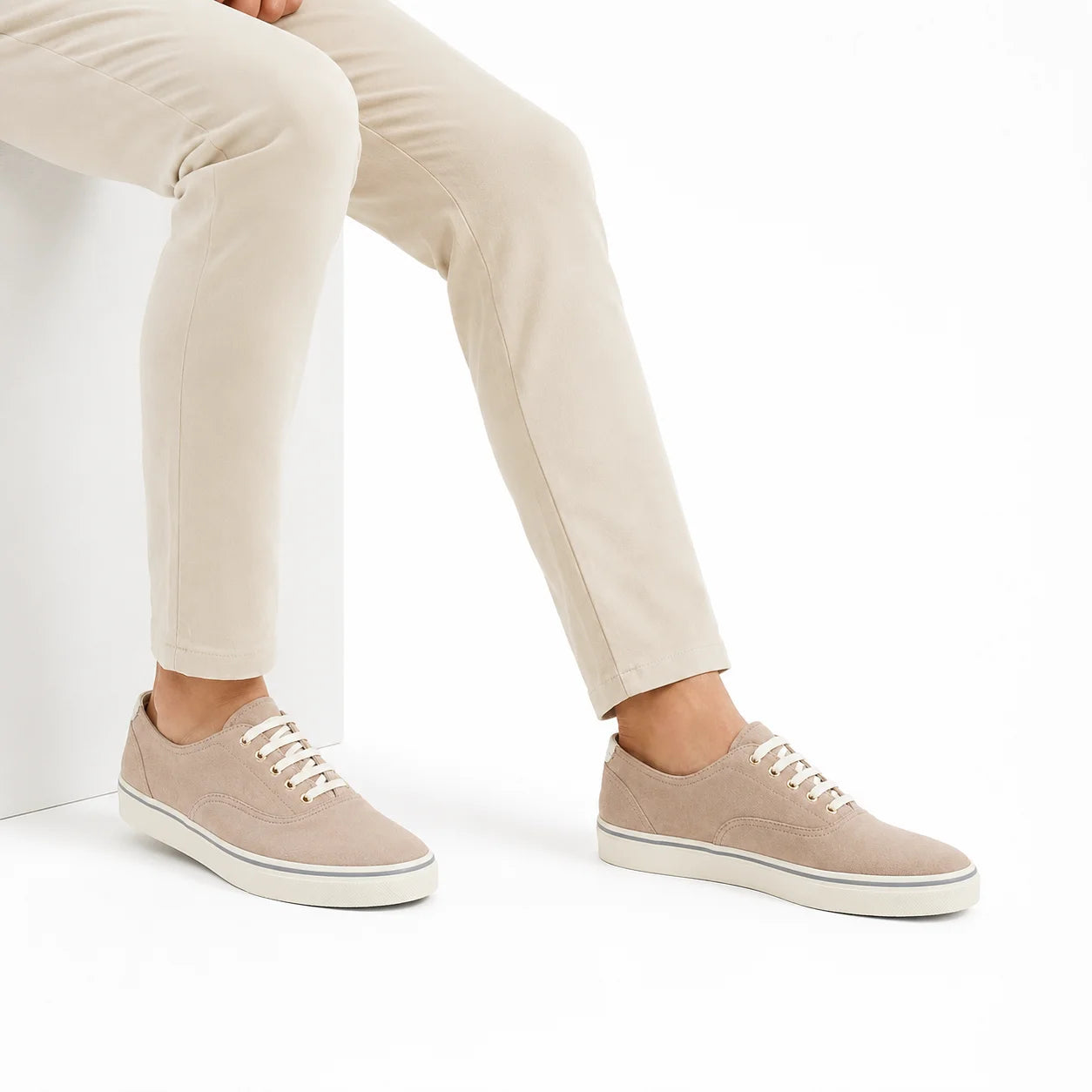 Sneaker Lacée Nubuck