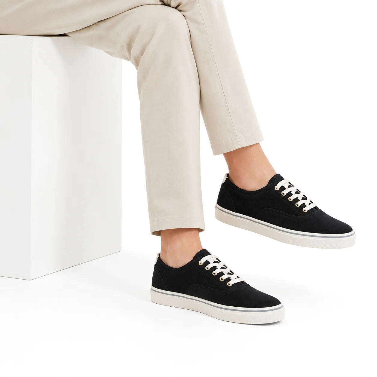 Sneaker Lacée Nubuck