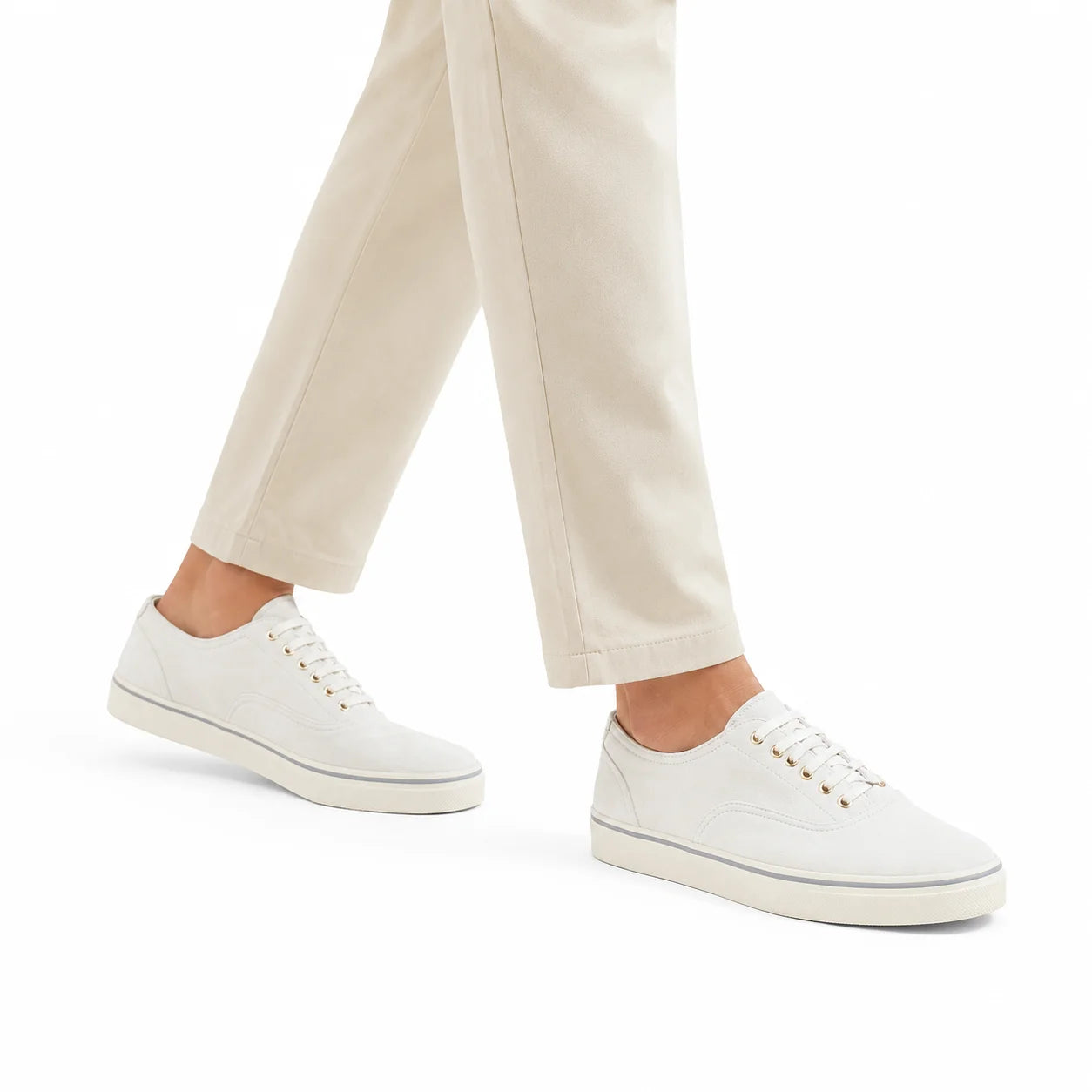 Sneaker Lacée Nubuck