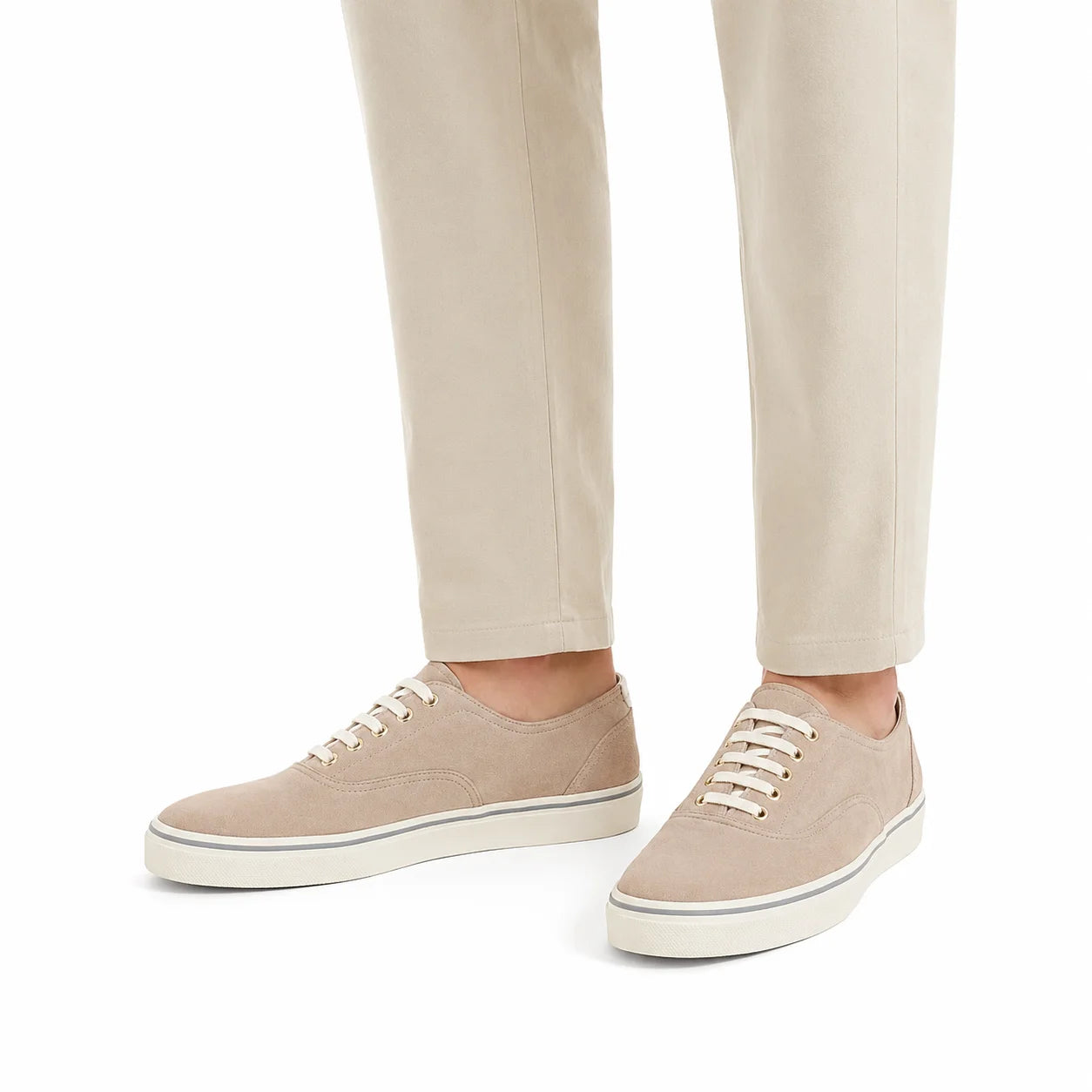 Sneaker Lacée Nubuck