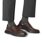 Slip-On Cuir Semi-Brillant