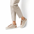 Sneaker Slip-On Cuir Grainé
