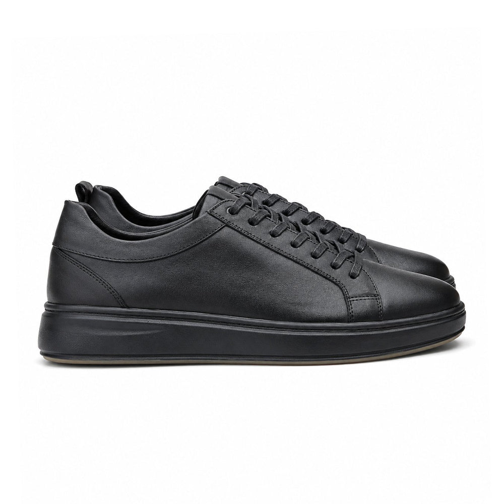 Sneaker Cuir Lisse Épurée