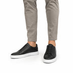 Sneaker Cuir Lisse Épurée